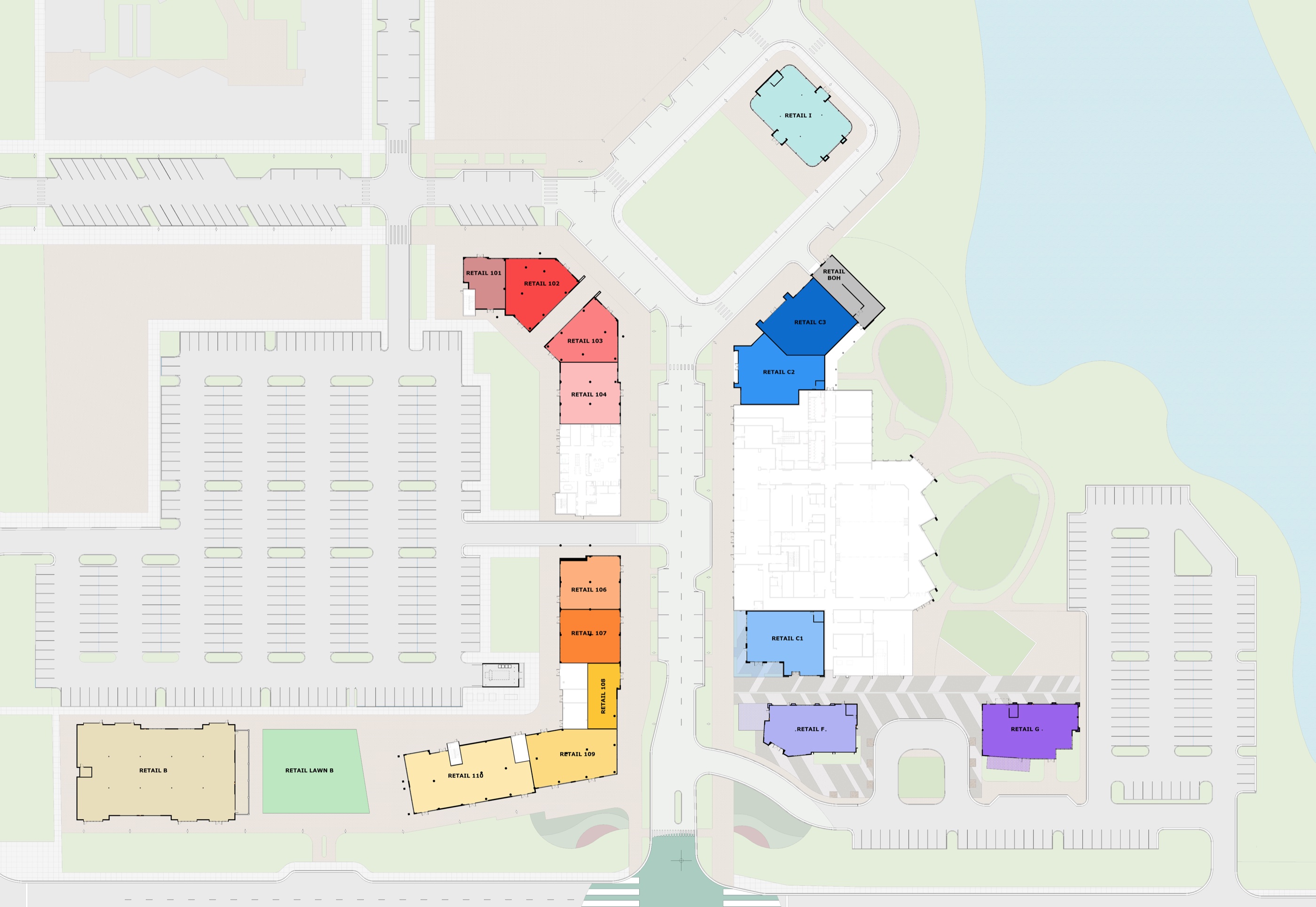 Uptown Landing Phase I site plan